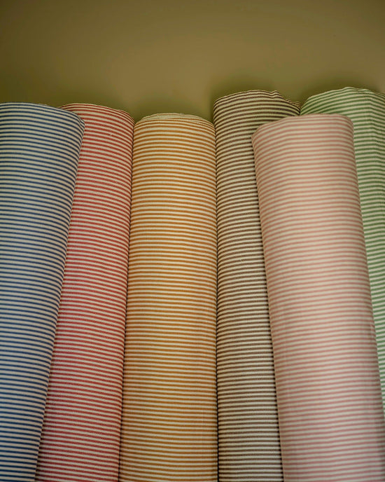 The Fine Stripe in Old Rose