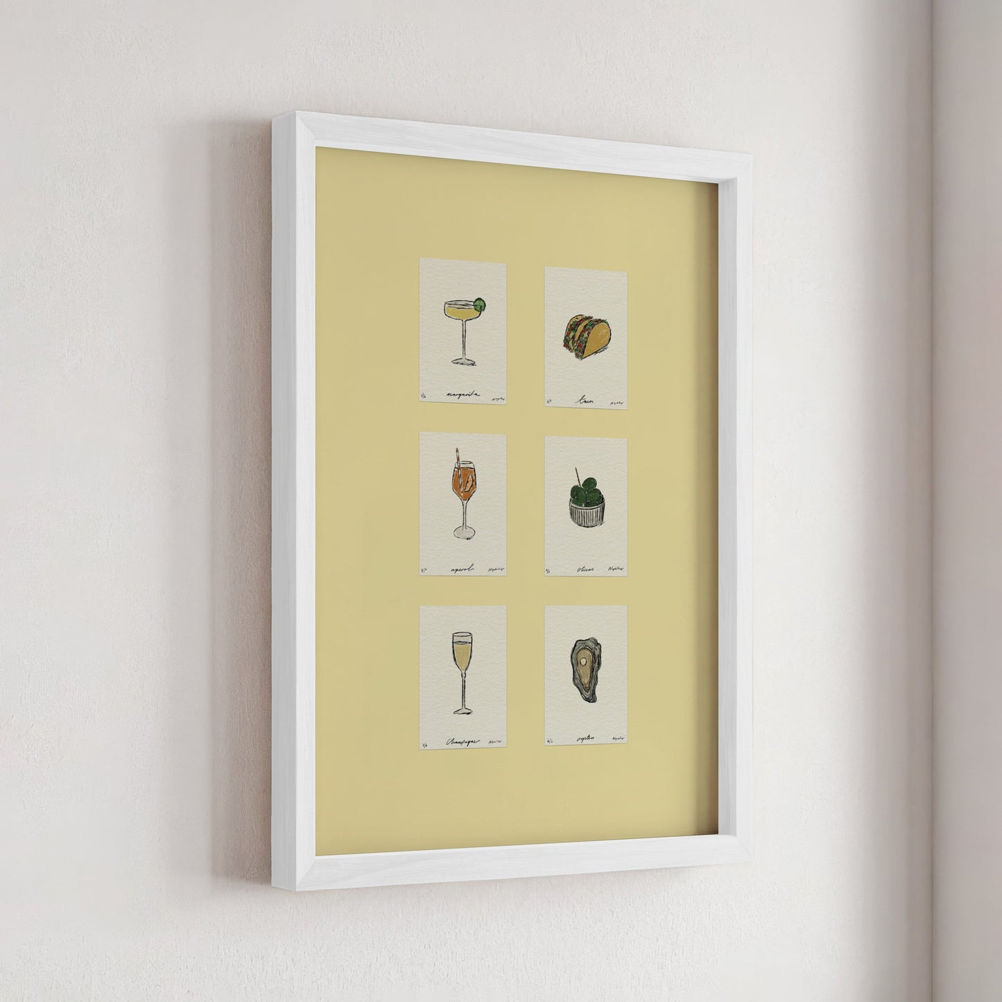 Sips & Snacks Set Print