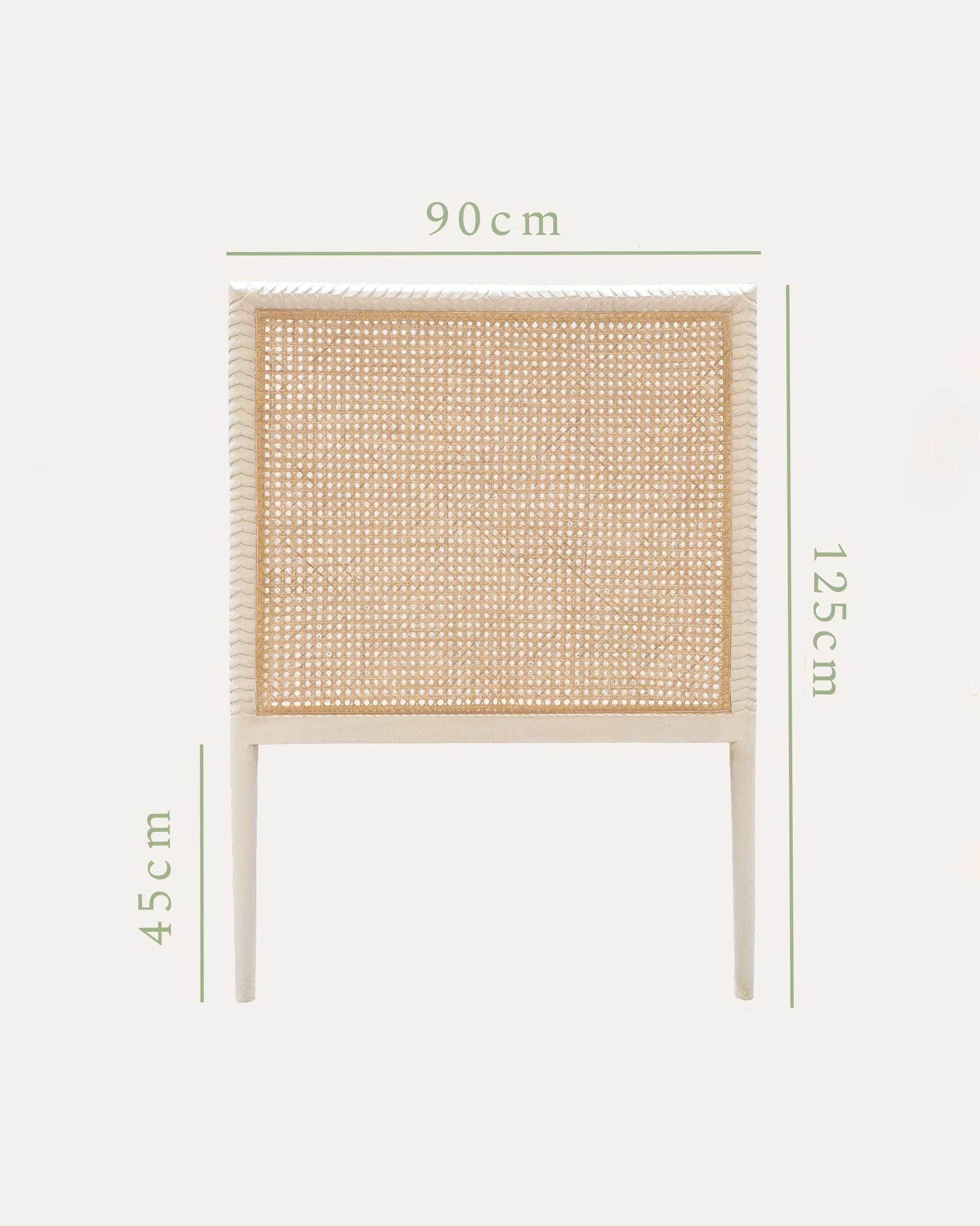 Pavilion Wooden Single Headboard - Taupe