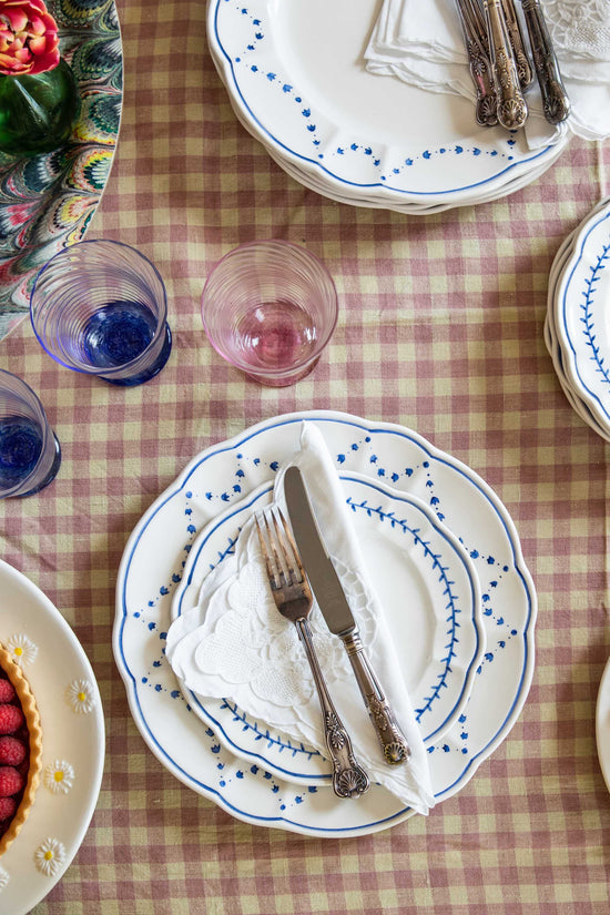 Aeneas Dinner Plate, Blue, Set Of 4