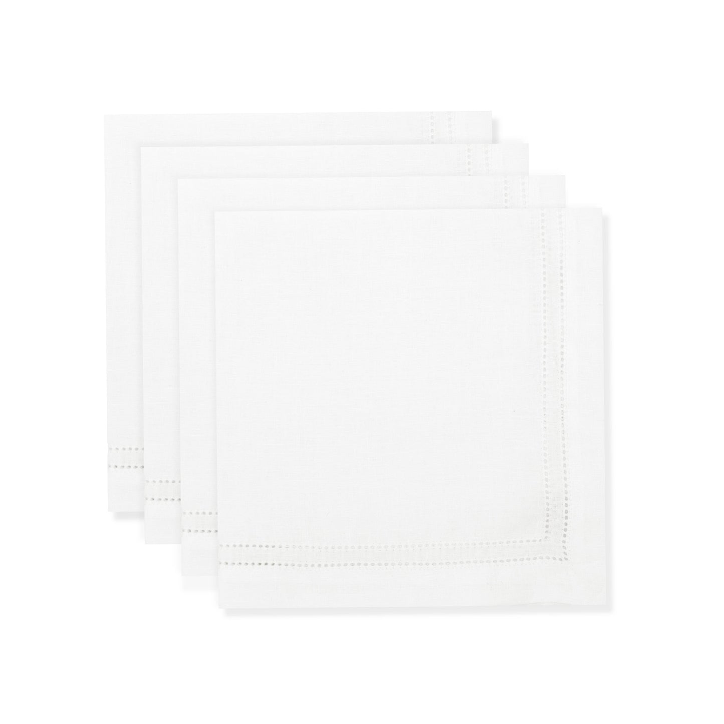 MF: Set of 6 Personalised Double Hemstitch Edge Napkins