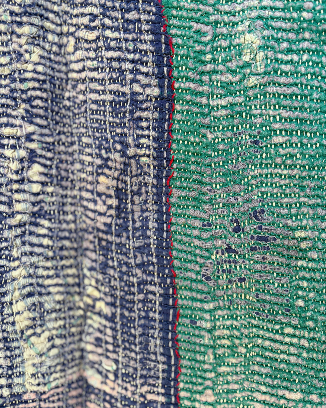 Patchwork Kantha Quilt No. 006