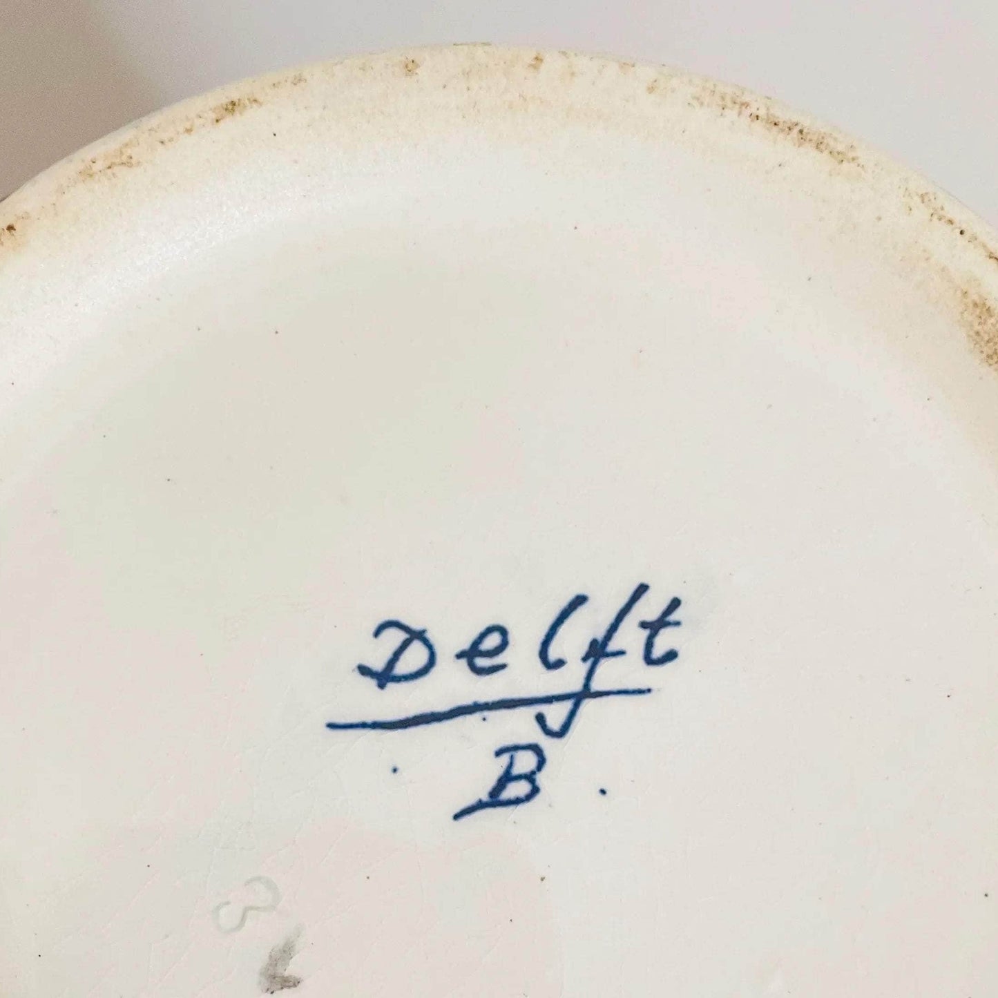 Antique Delft Lamp