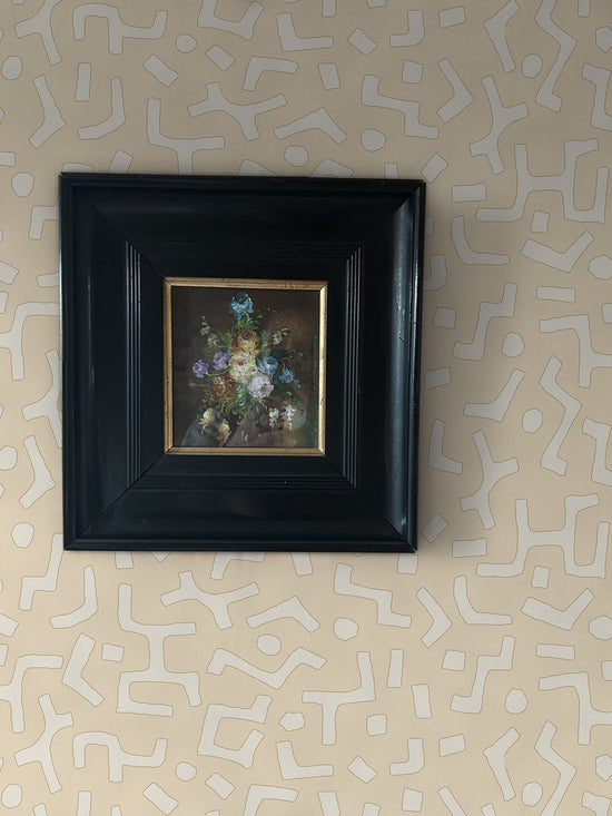 Raphia Wallpaper, Powder, Roll