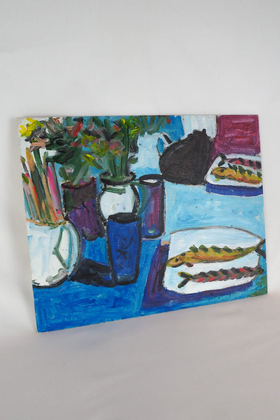 Oil on Board Still Life Painting