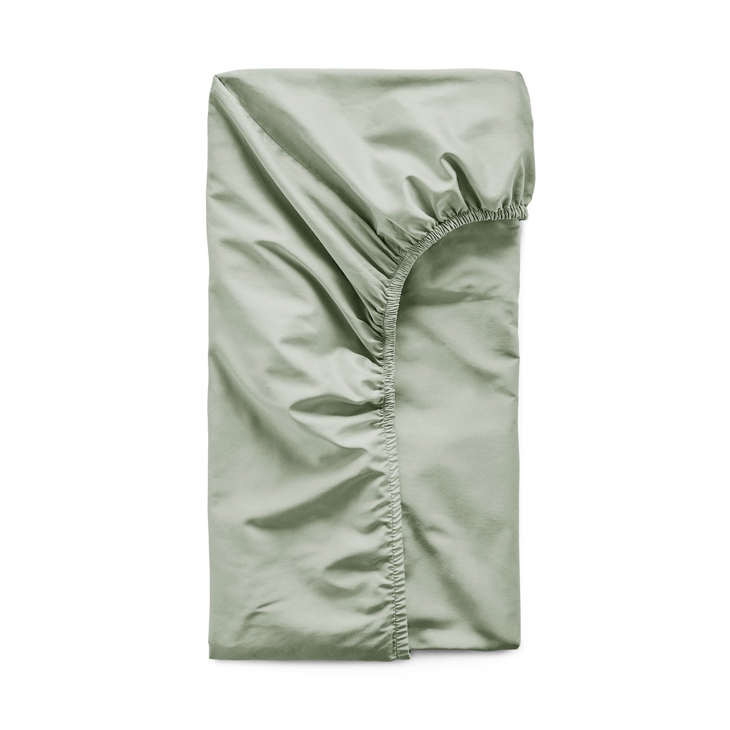 Luxury Organic Cotton Sage Green Perfect Fitted Sheet