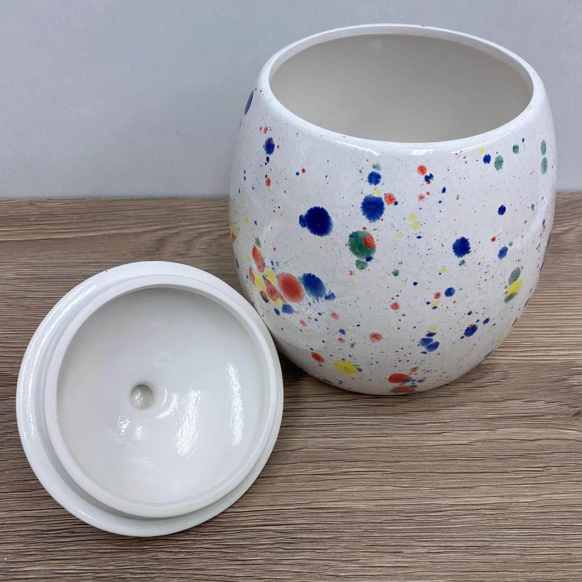 Cookie/Biscuit Jar Canister Celebration Glaze