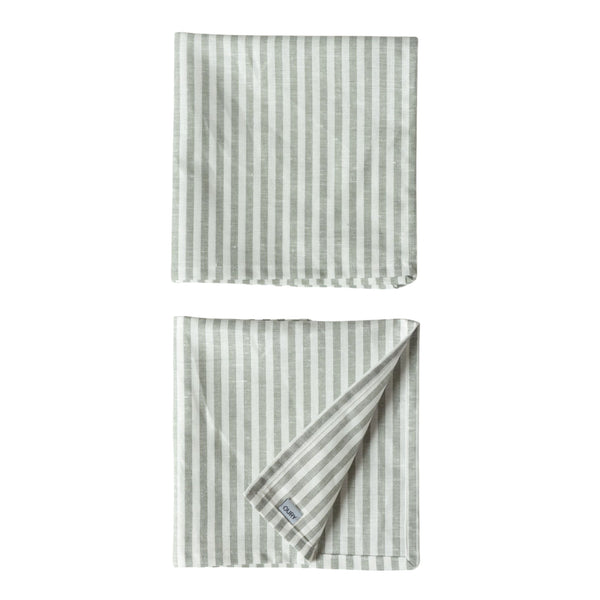 Grey Stripes Napkins (Set of 2)