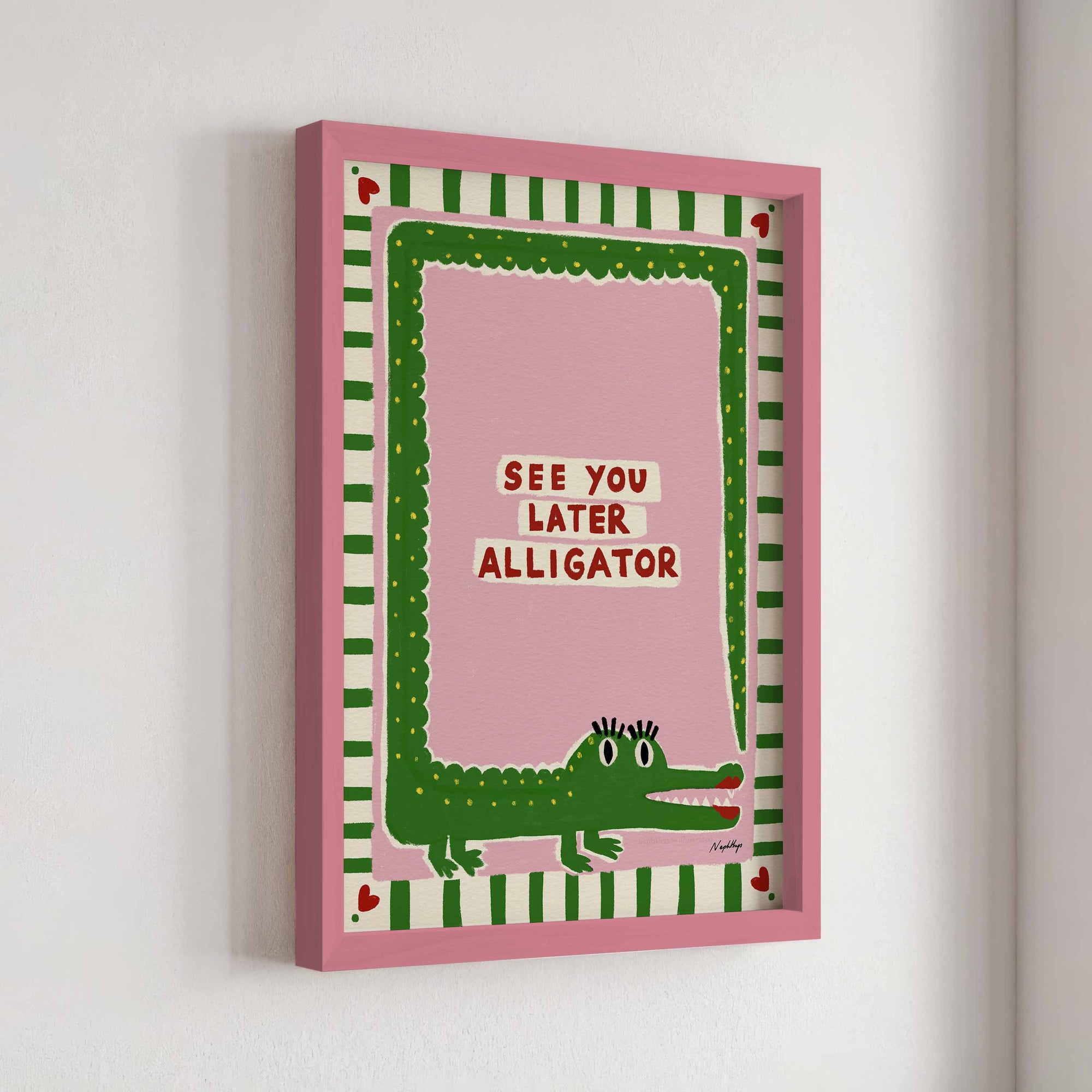 See You Later Alligator Print