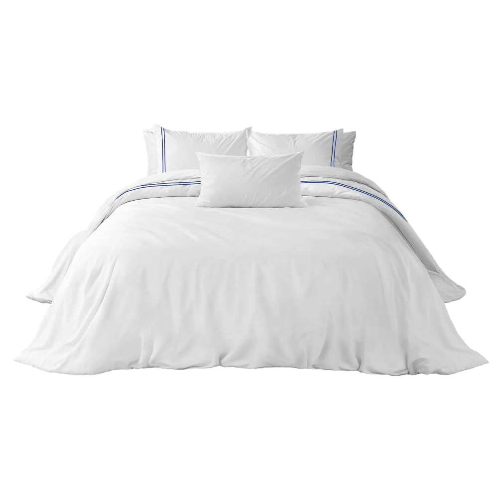 The Cairo Collection Bedding Set | Blue Stripe
