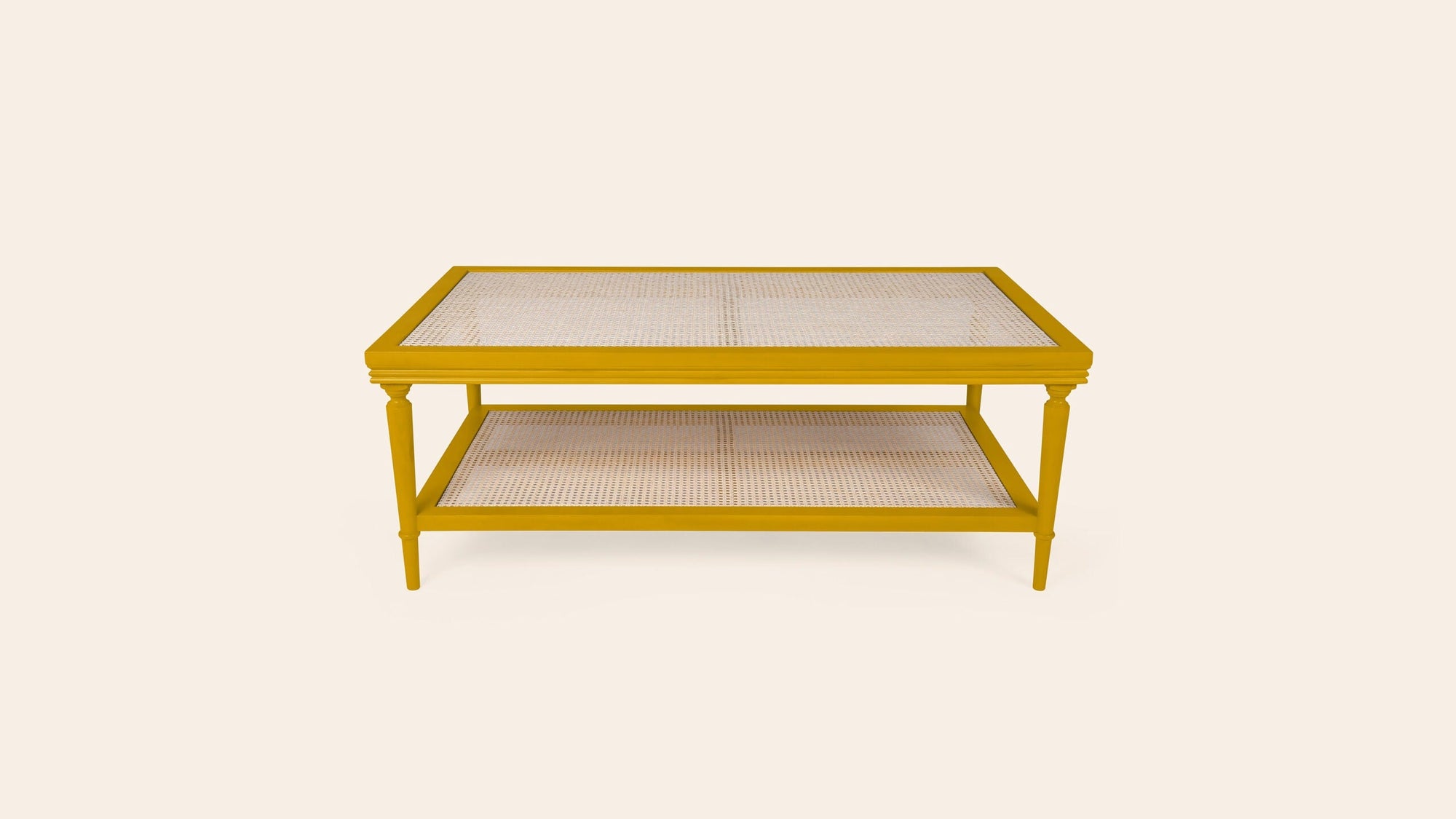 Gaia Coffee Table, Mustard