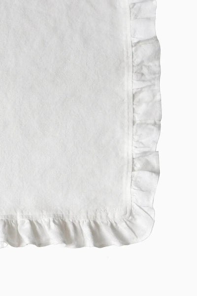Set of Two Ruffled Casita Linen Placemats