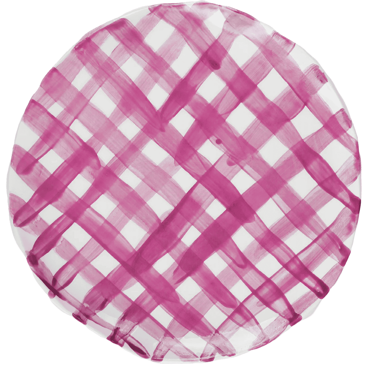 Vichy Lilac Ceramic Plate