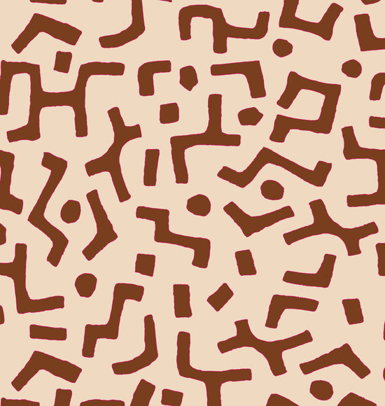 Raphia Wallpaper, Tobacco, Roll
