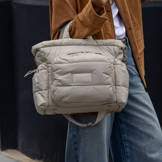 Baby Changing Tote Bag - Oyster