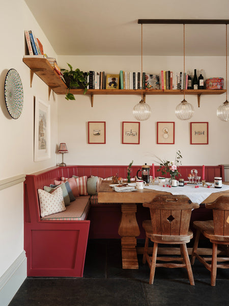Landhaus - Alpine Green and Soft Red
