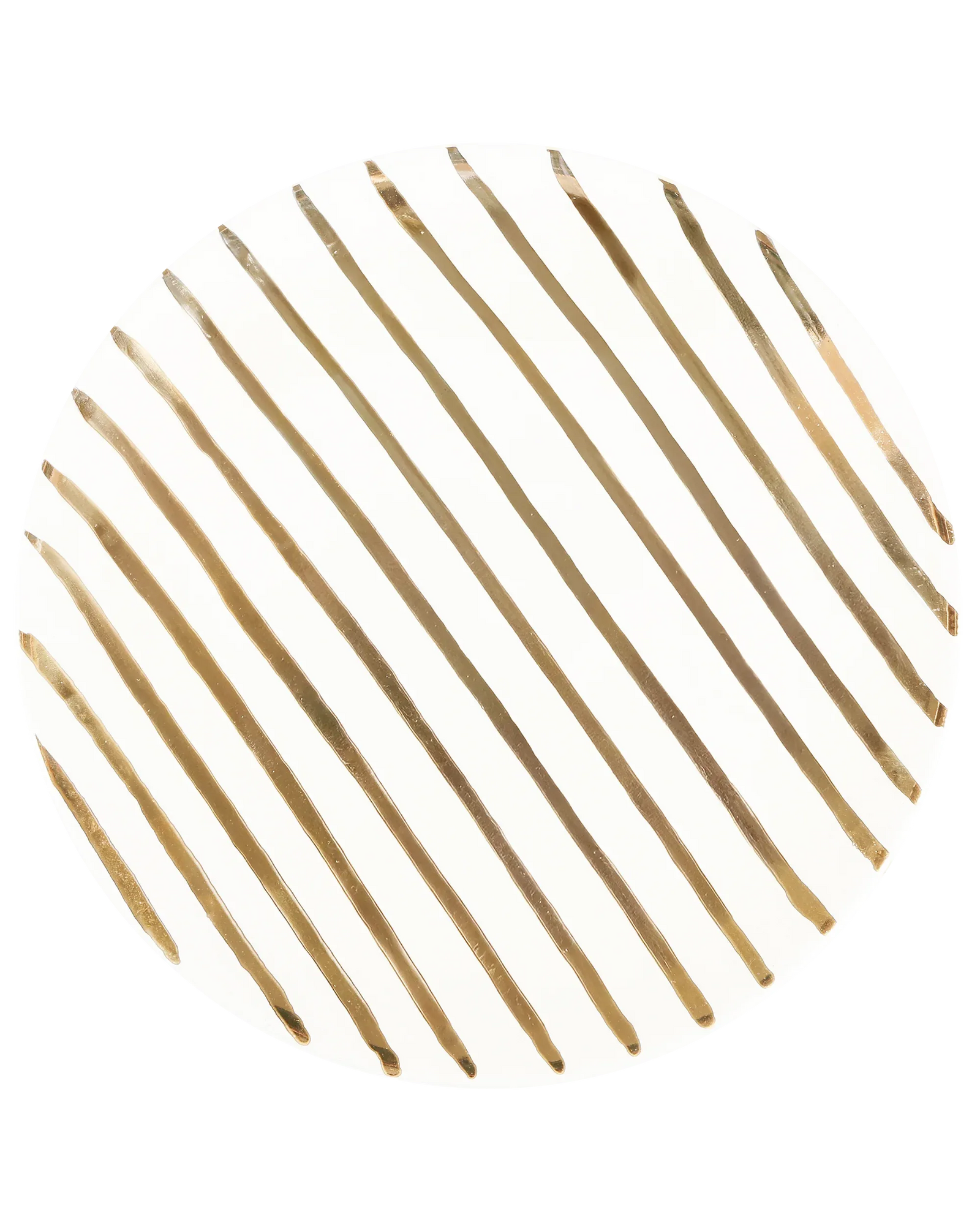 Gold Stripes Plate