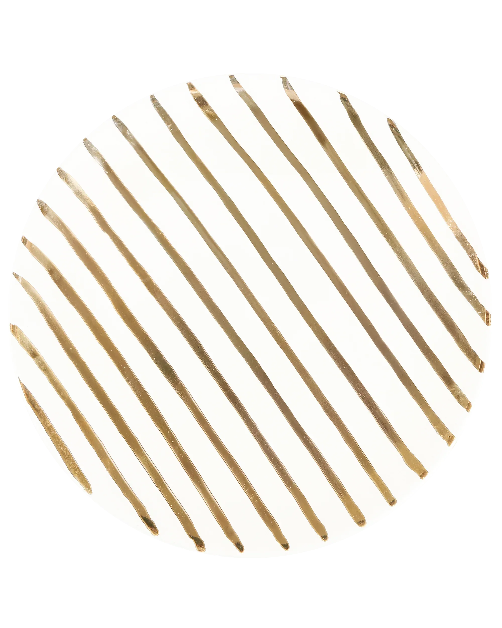 Gold Stripes Plate