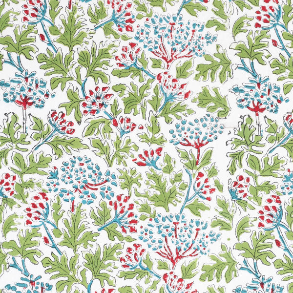 Kelpie Tablecloth in Green/Red