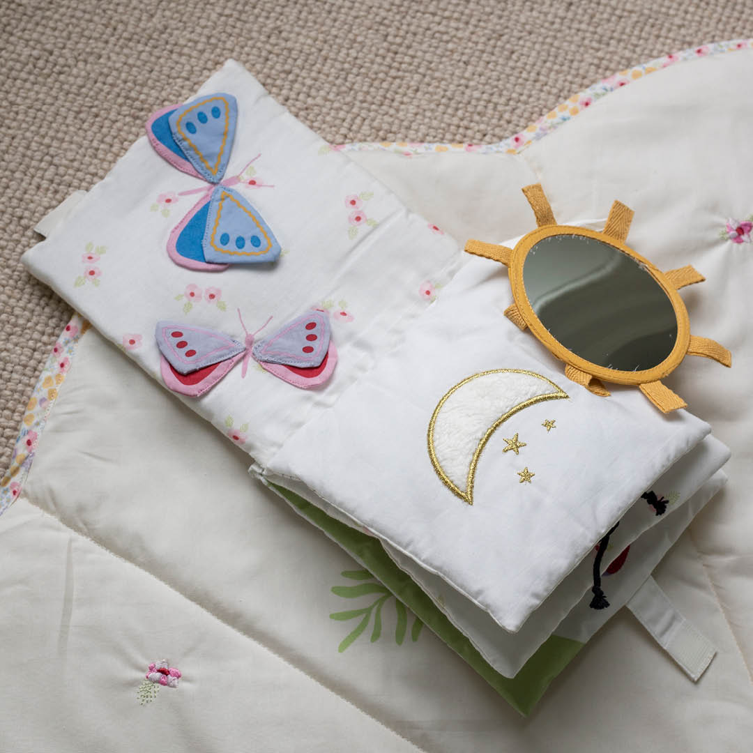 Baby Fabric Book - Wildflower Garden