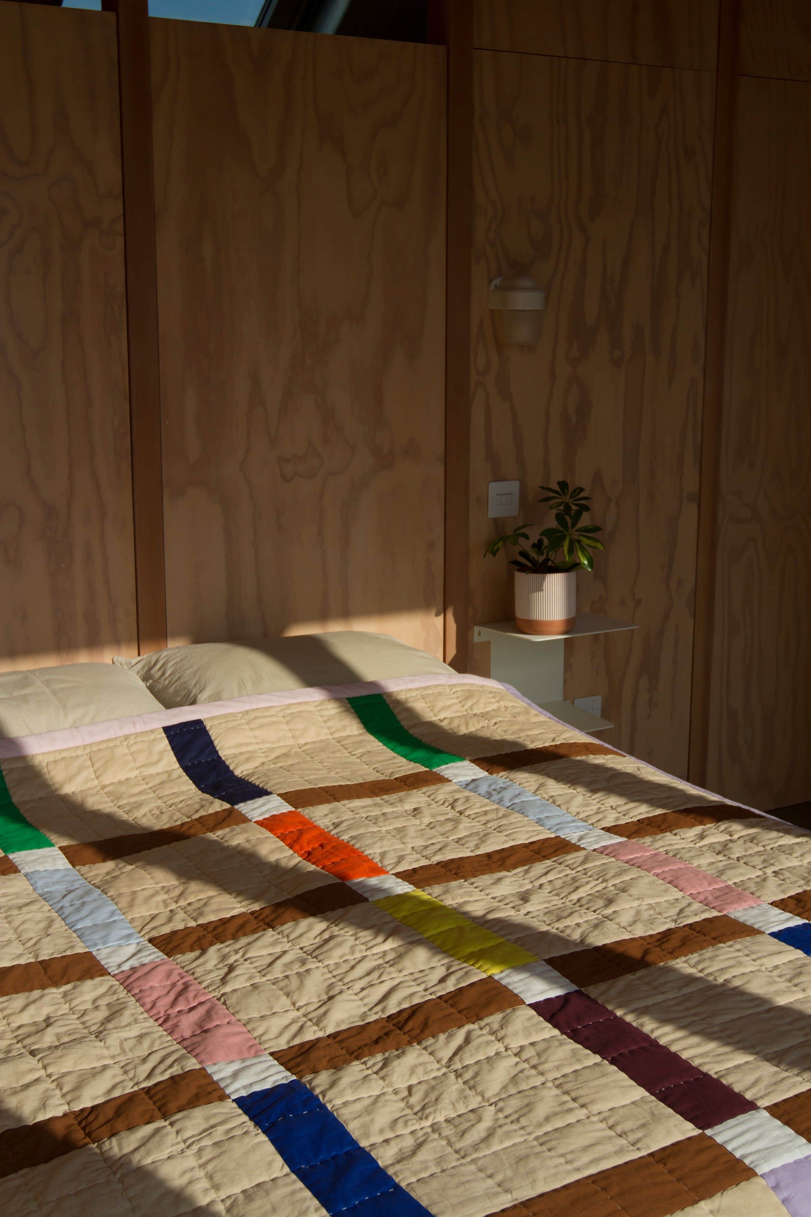 Large Check Quilt