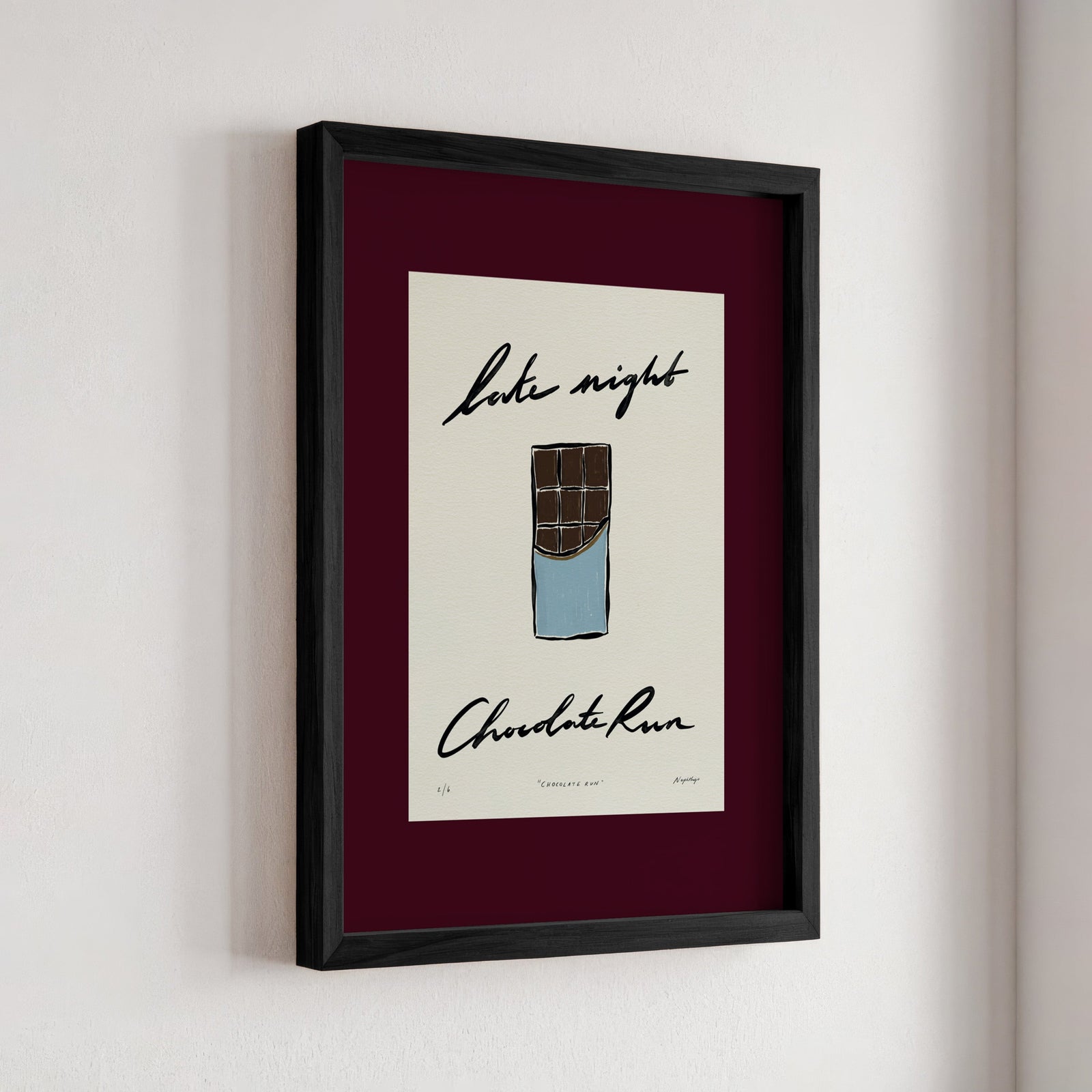 Late Night Chocolate Run Print