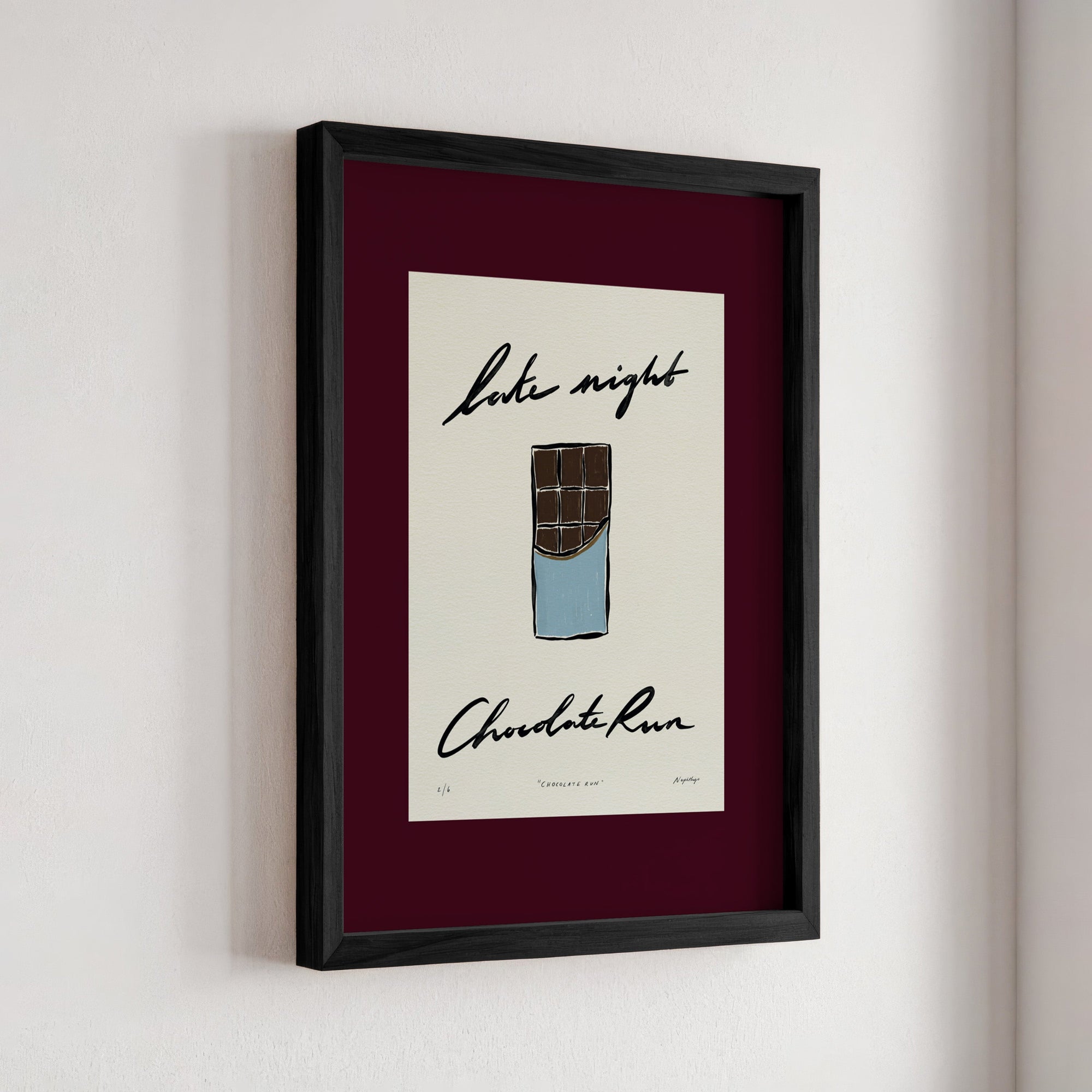 Late Night Chocolate Run Print