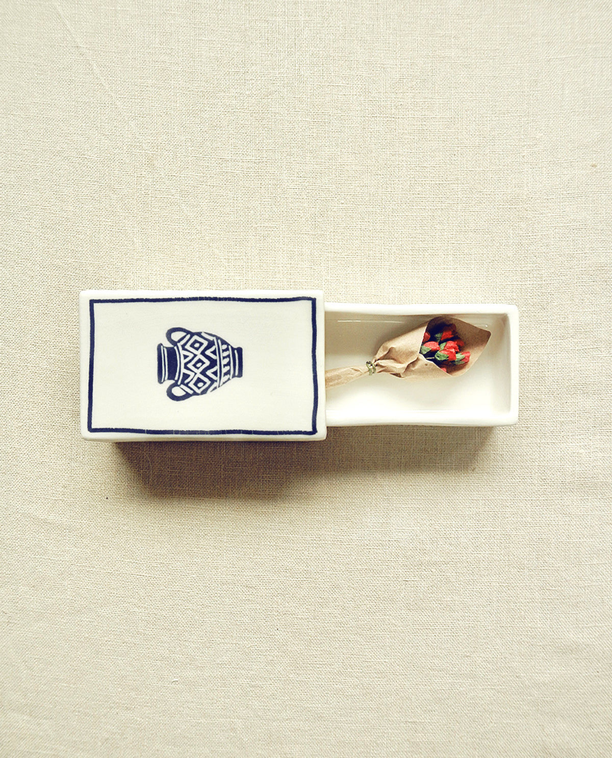 ‘Jarre’ Ceramic Matchbox