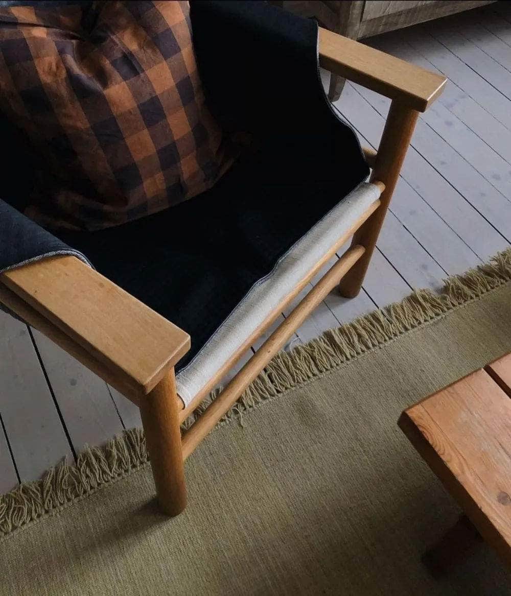 Cushion Cover Checked Brown