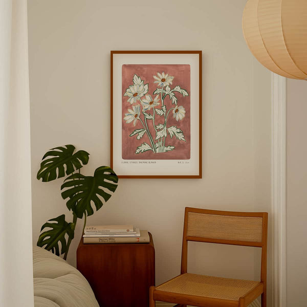 Anemone Blanda Art Print