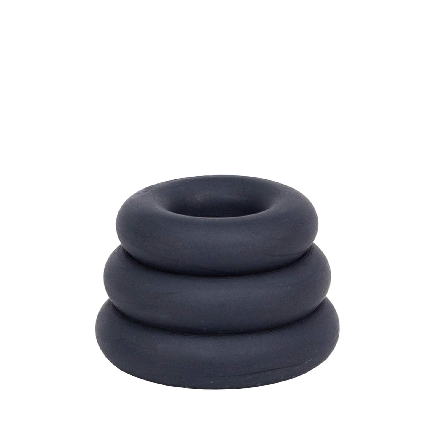 Dark Petrol Triple O Candleholder