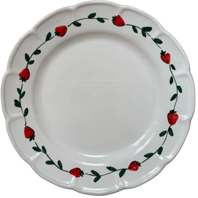 Frutta Strawberry Plate 25cm