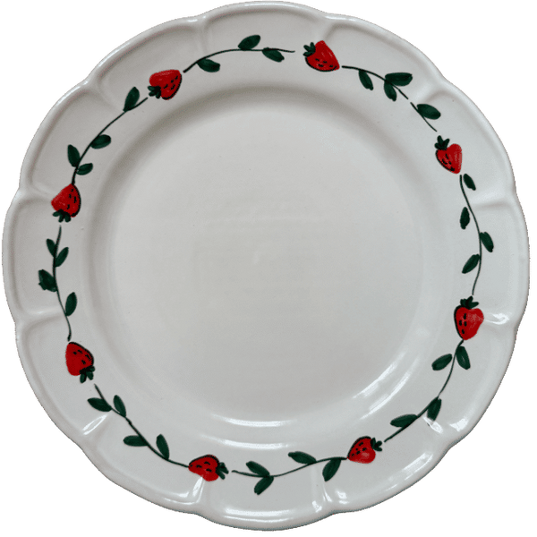 Frutta Strawberry Plate 25cm