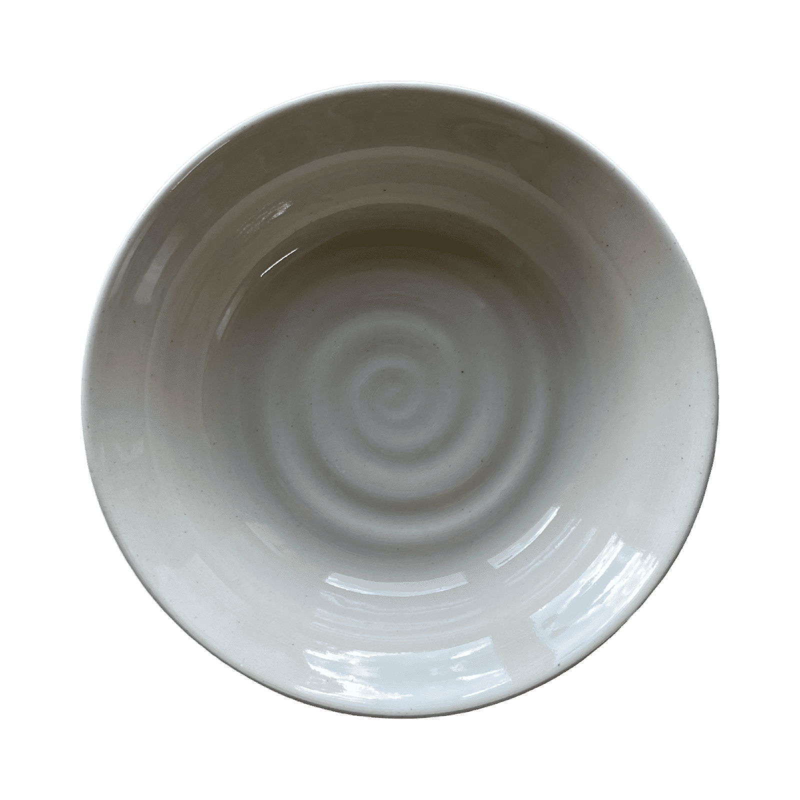 White Stoneware Bowl #4