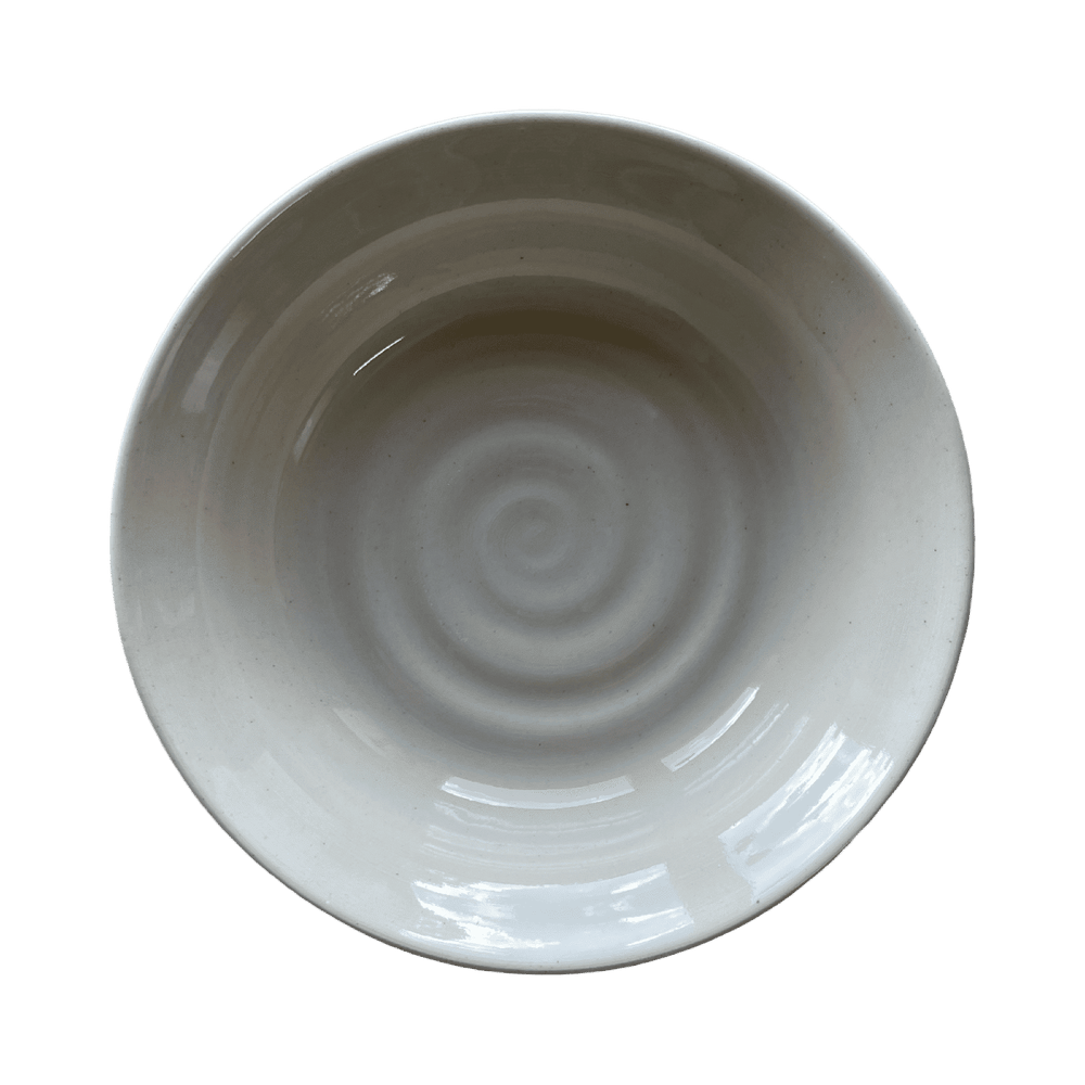 White Stoneware Bowl #4