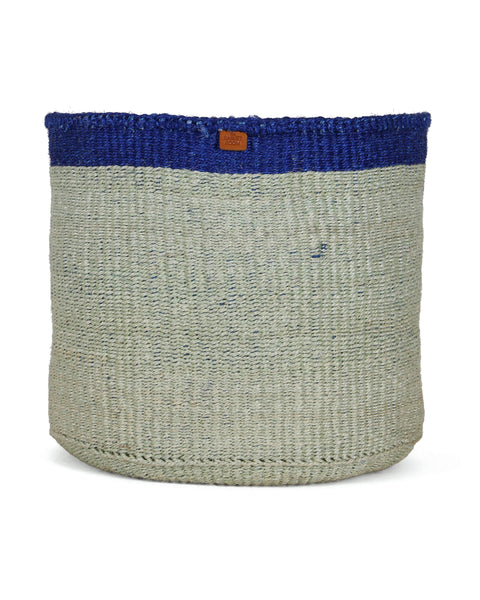 REFU: Sapling Green and True Blue Extra-Large Sisal Basket