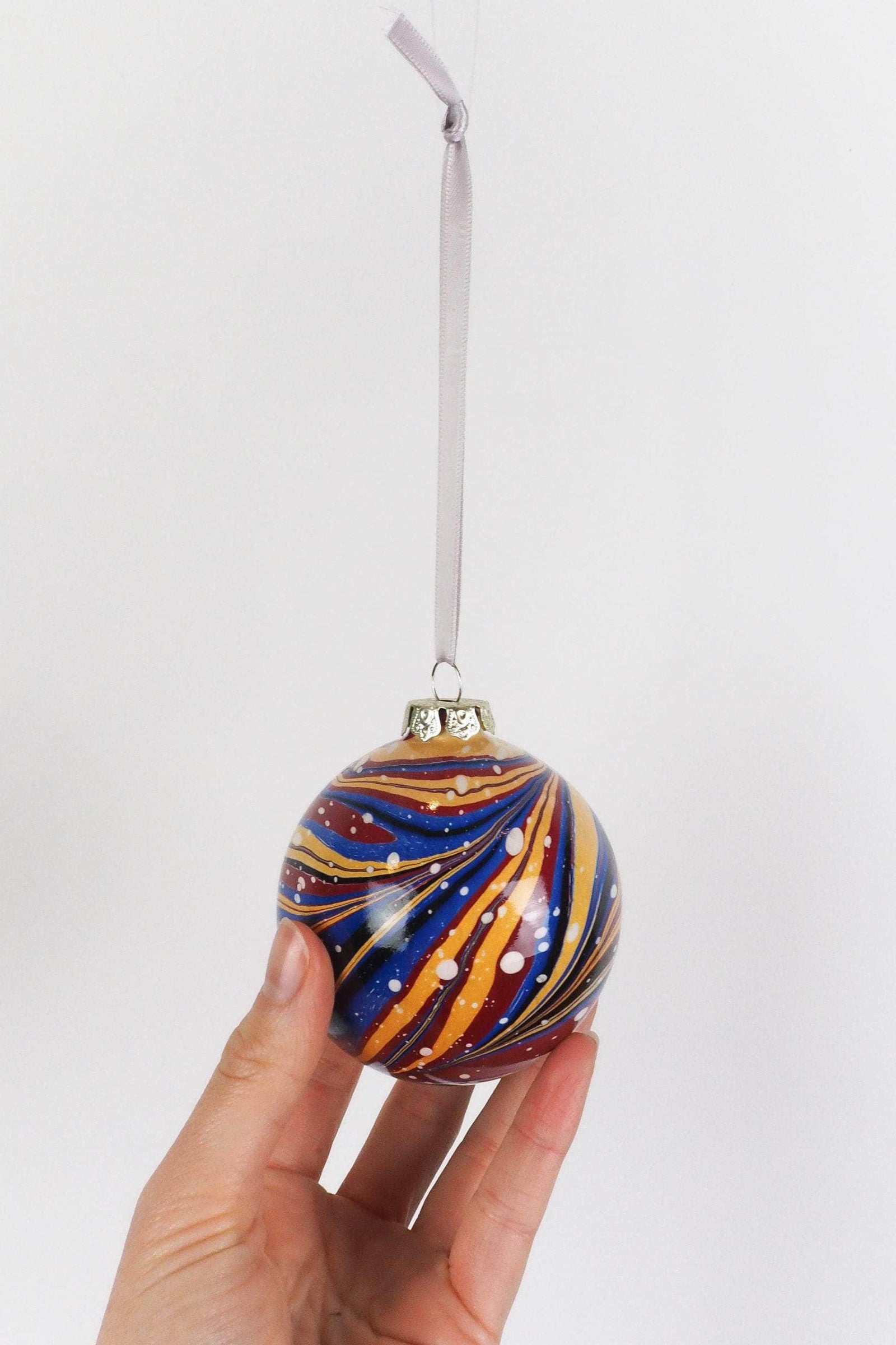 Large Kilim Marbled Bauble