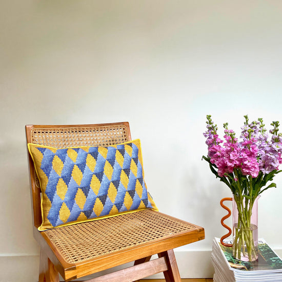 Boggol Cushion - Blue And Yellow