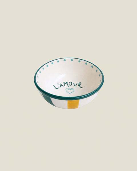 L’amour Green & Yellow Bowl