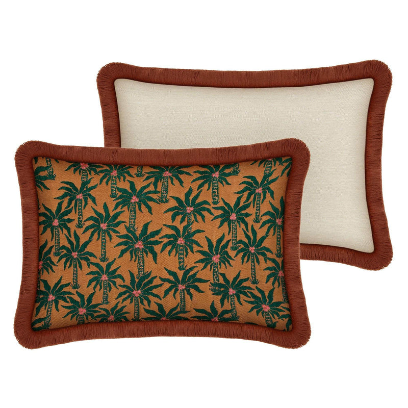 Cushion Laura Moss & Caramel