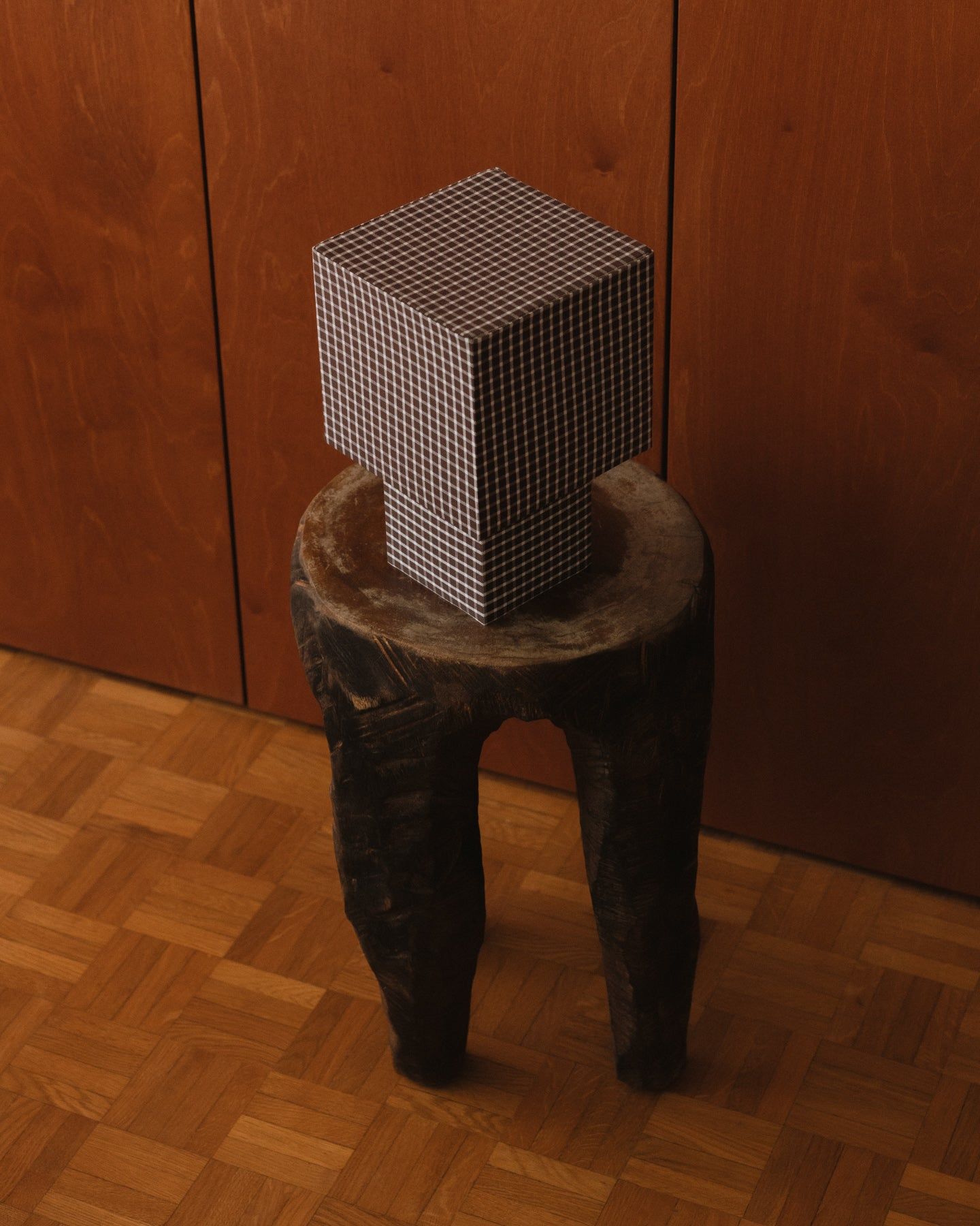 La Petite Boîte - Cody Brown Tartan Table Lamp