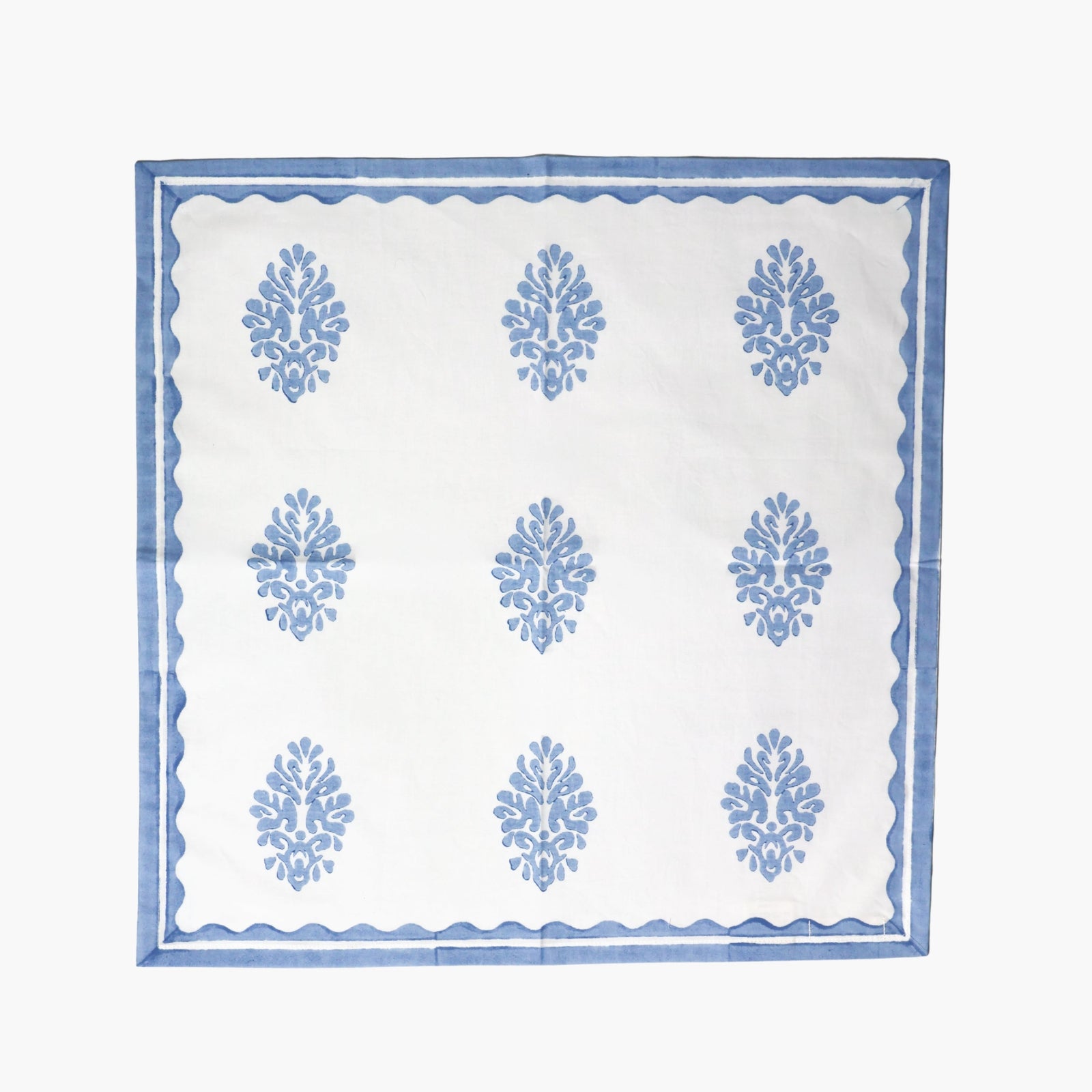 Nila - Pure Cotton Table Napkin Set of 2 - Pastel Blue