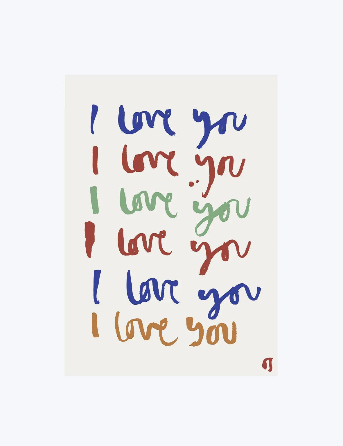 Love in Colour Print