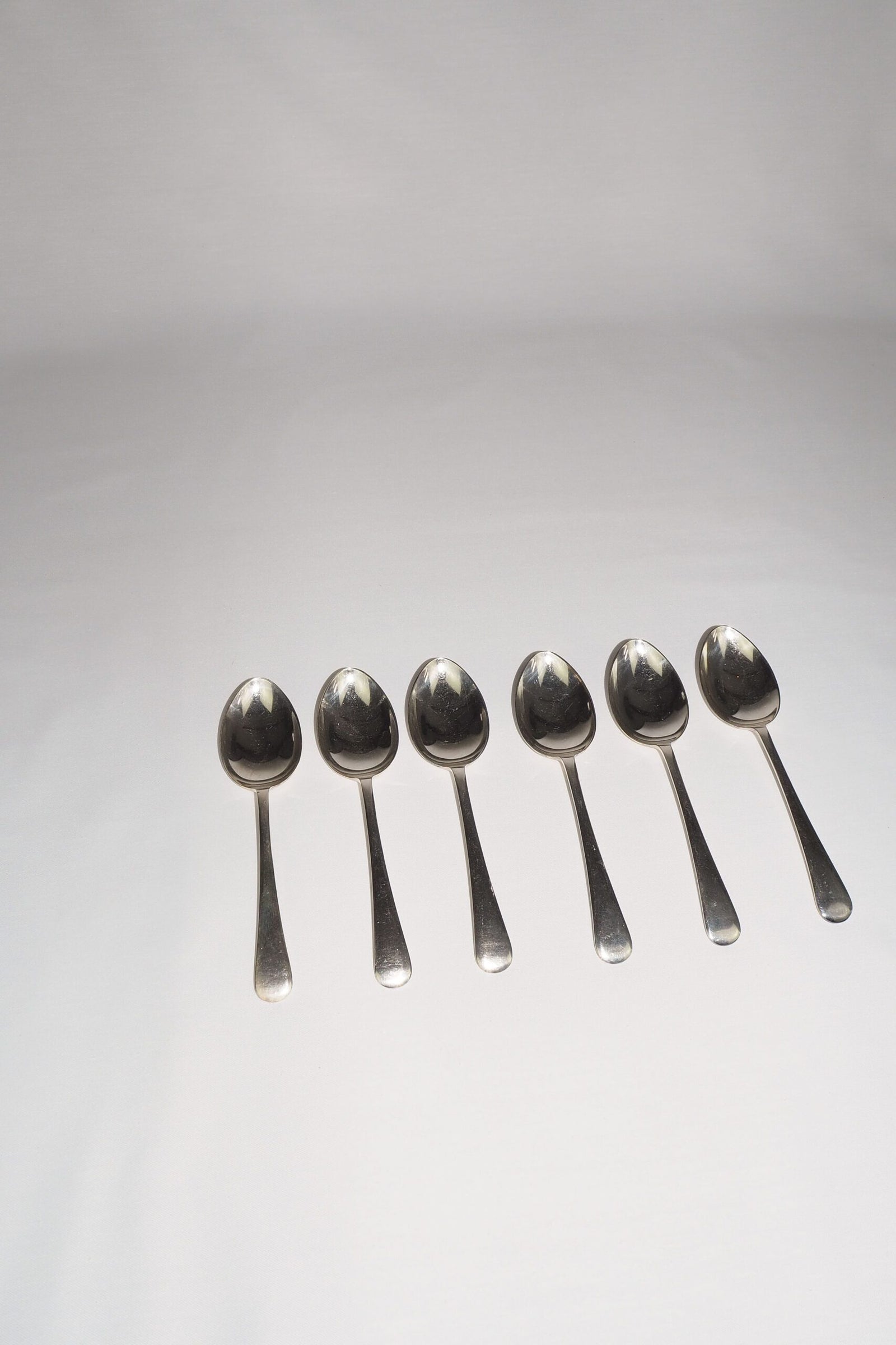 6 Vintage Silver Plate Spoons