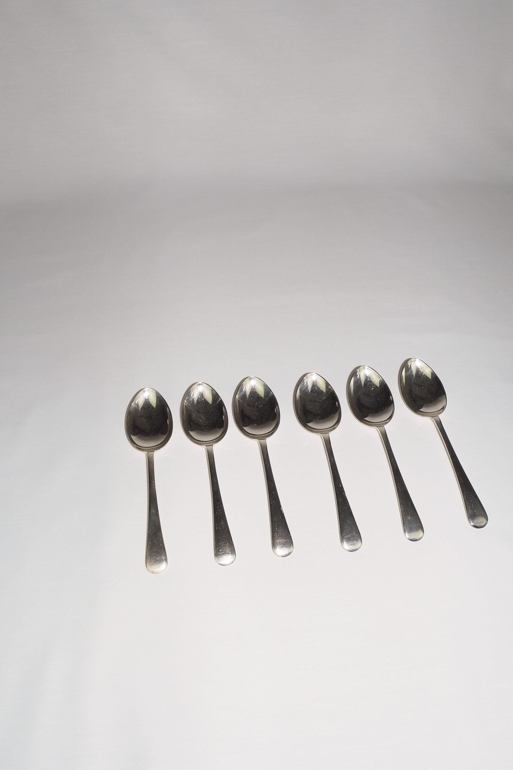 6 Vintage Silver Plate Spoons