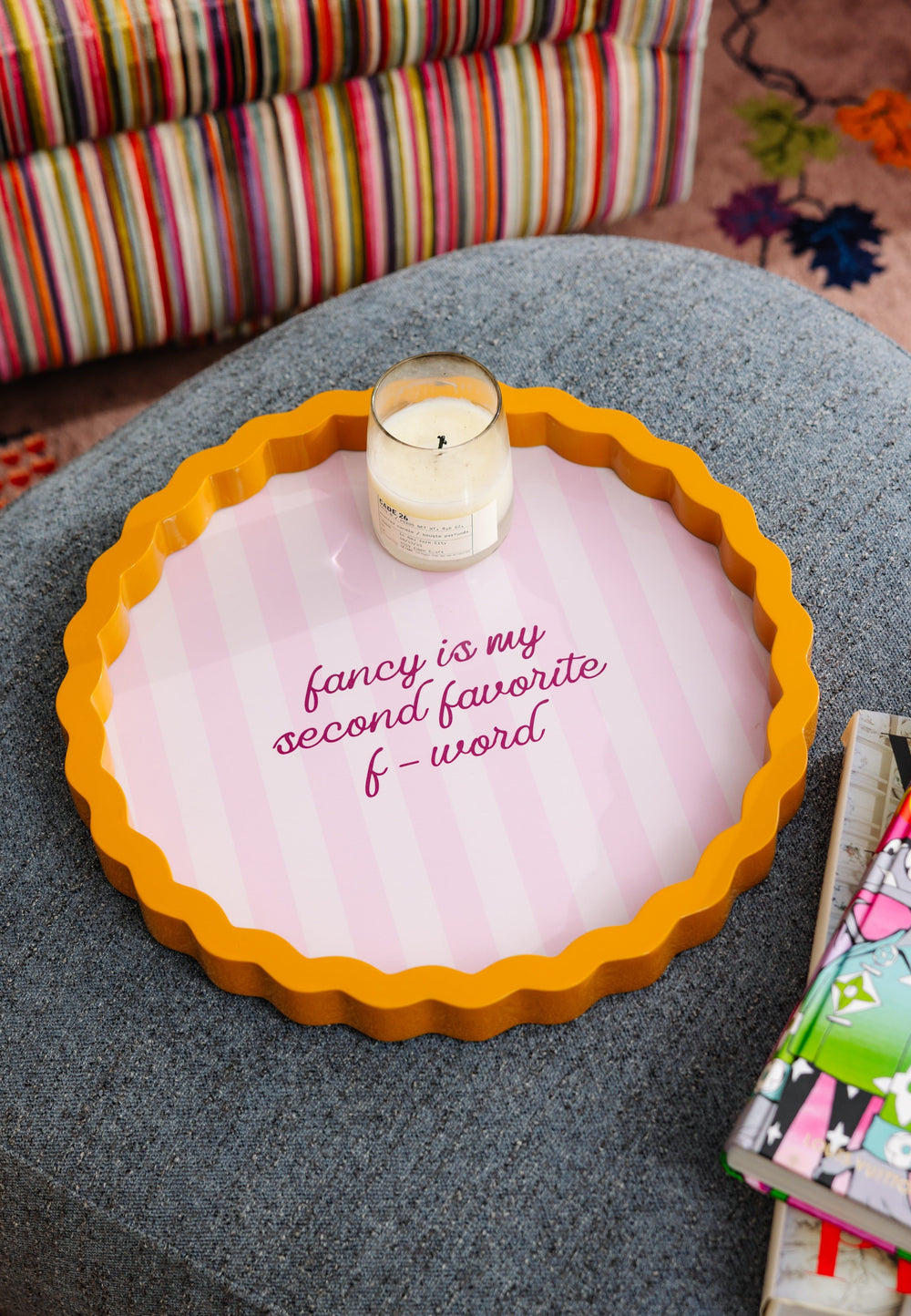 Fancy Large Lacquer Tray