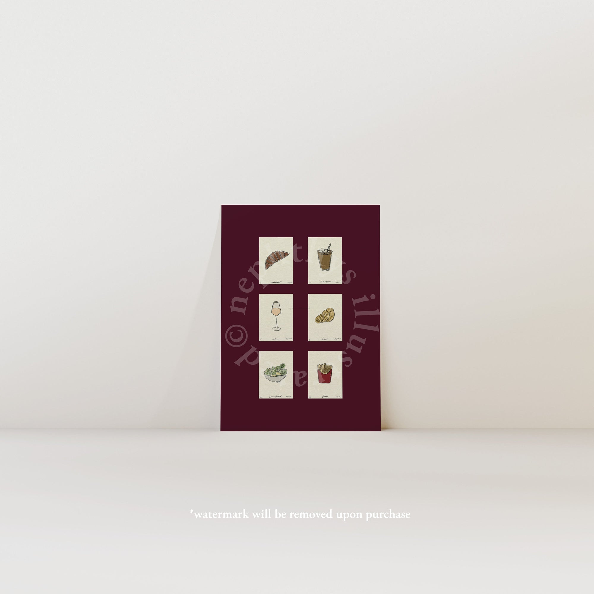 Signature Snacks Set Print