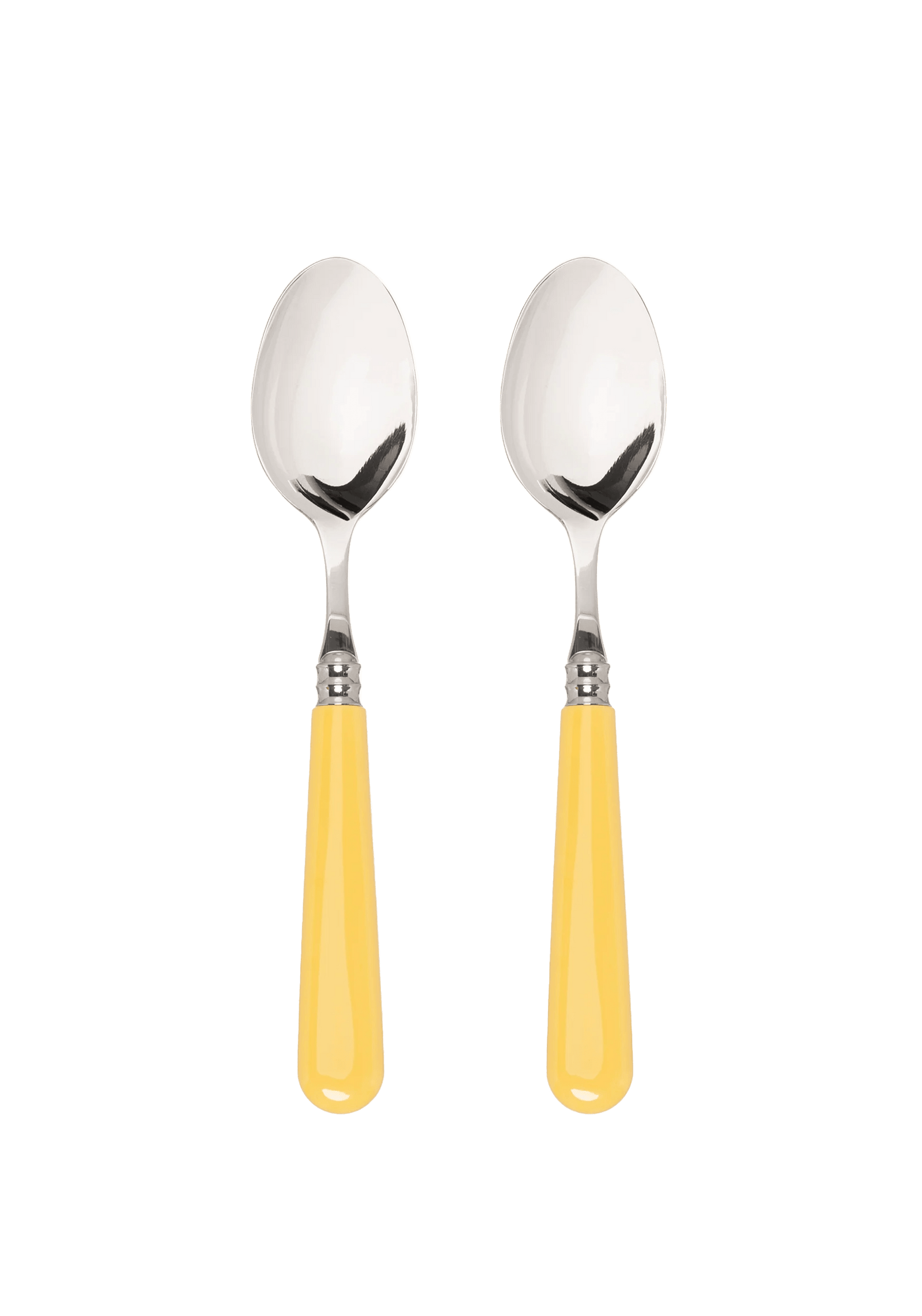 Butter Yellow Set of 2 Dessert Spoons