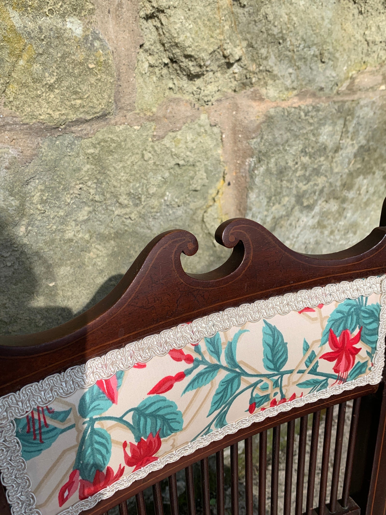 SASHA – Edwardian Children's Chair with Vintage Laura Ashley Fabric