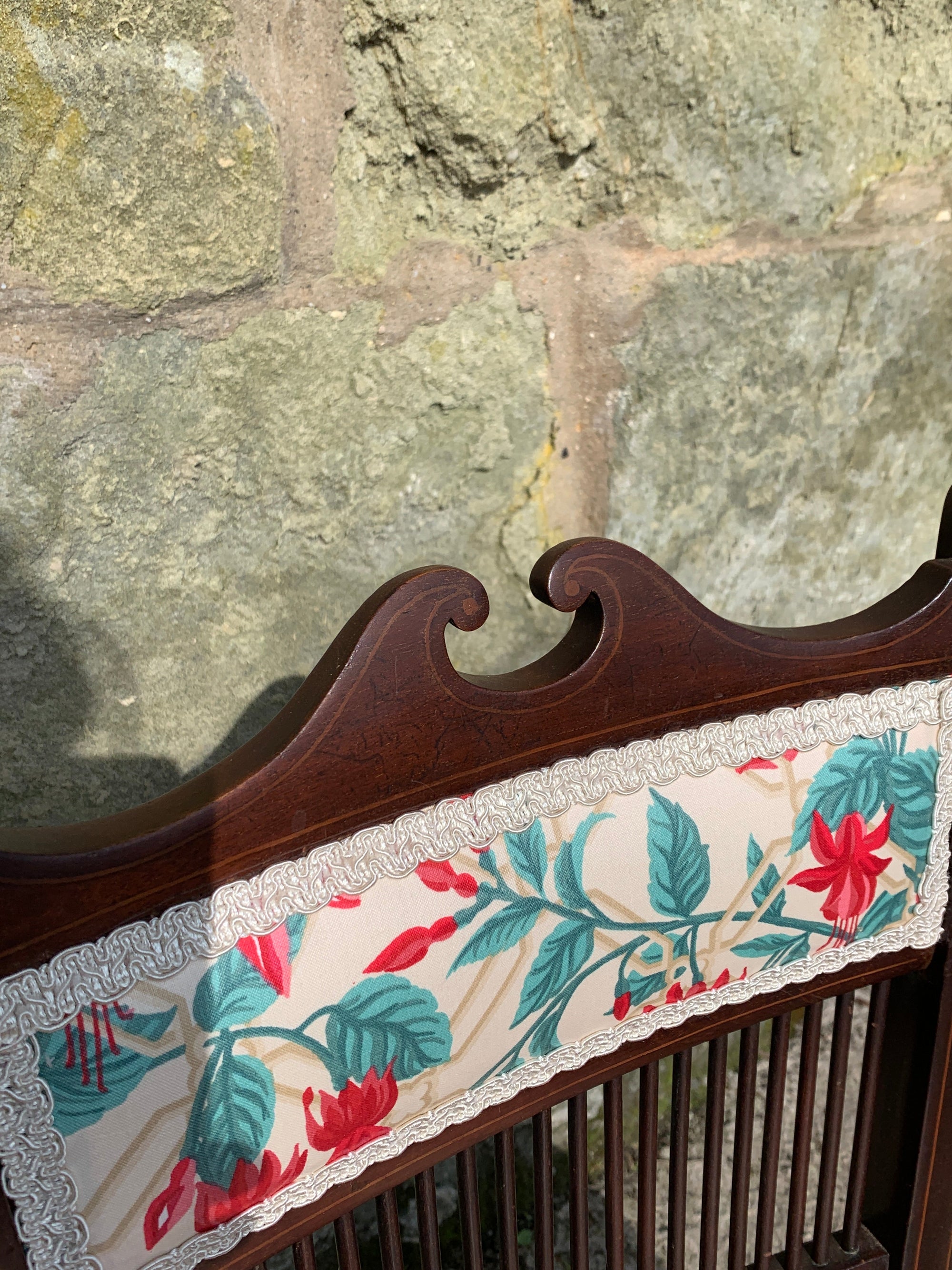 SASHA – Edwardian Children's Chair with Vintage Laura Ashley Fabric